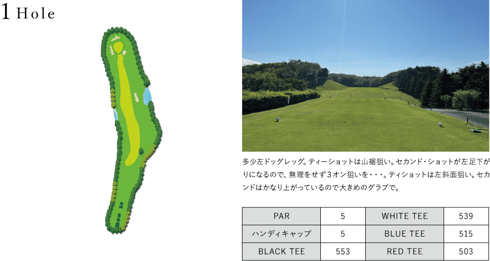 はくちょうコース1Hole