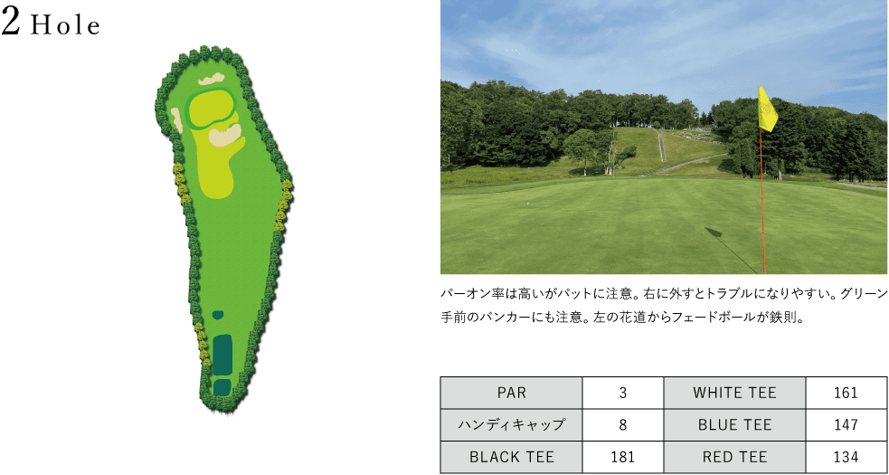 はくちょうコース2Hole