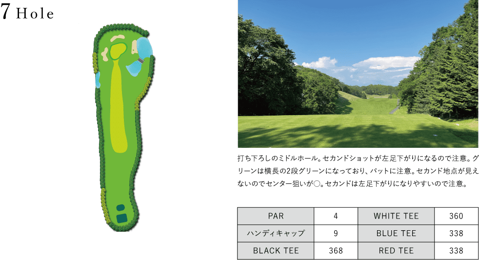 はくちょうコース7Hole