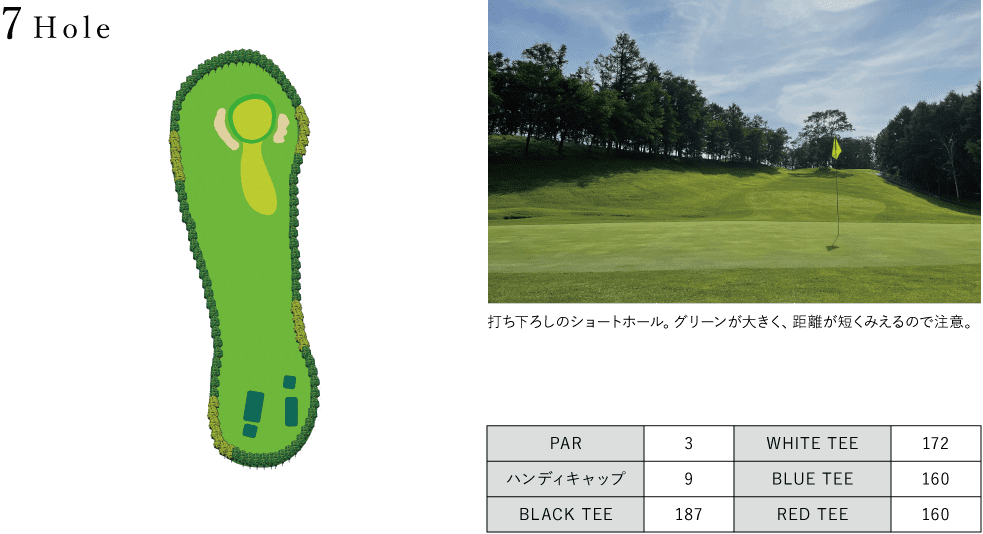 せきれいコース7Hole