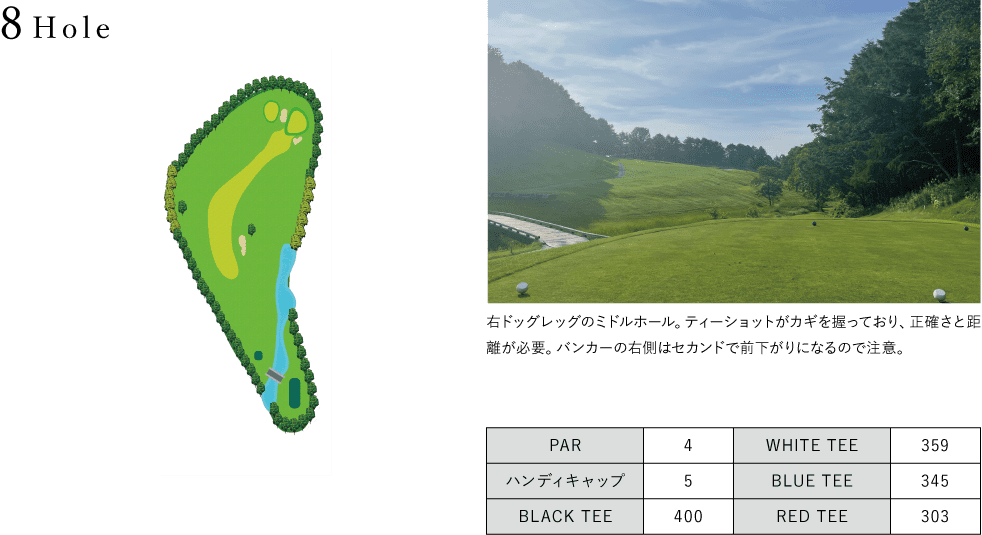 せきれいコース8Hole