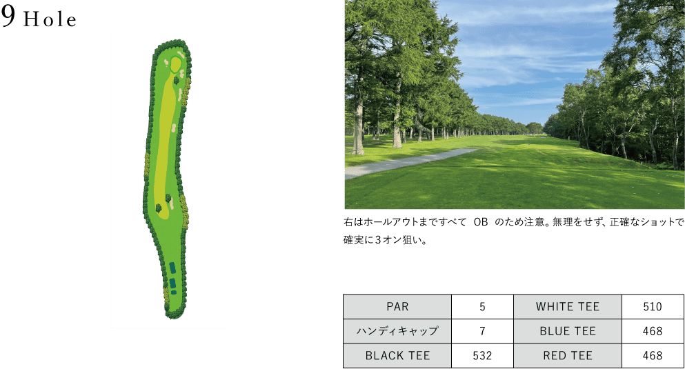 せきれいコース9Hole