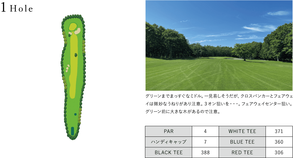 おしどりコース1Hole